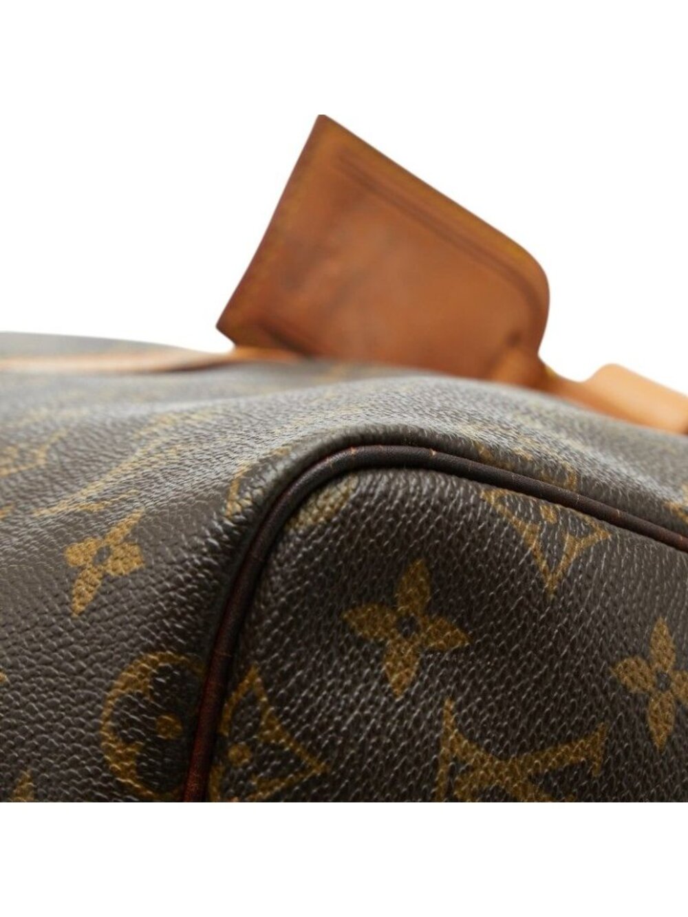 Louis Vuitton Monogram Keepall Bandouliere 55 Boston Bag 2-Way Brown Leather - Picture 5 of 10